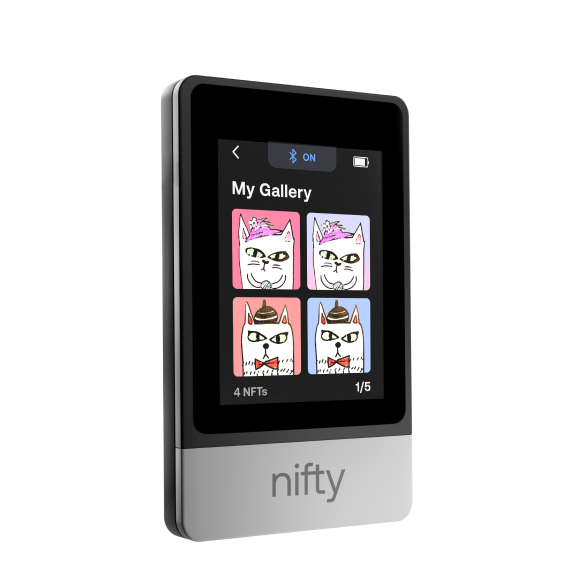 SecuX Nifty | NFT 專用圖像顯示冷錢包
